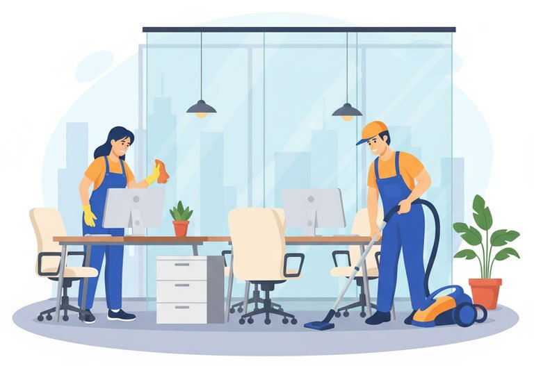 office cleaning services Lisbon commercial cleaning
